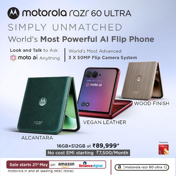 Motorola Razr 60 Ultra Launched in India: Check Price, Specs