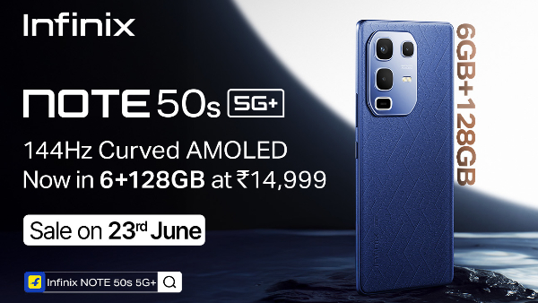 Infinix NOTE 50s 5G+ Gets New 6GB+128GB Variant in India