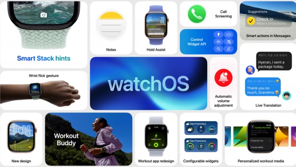 watchOS 26 Brings Liquid Glass Design, Workout Buddy, and More