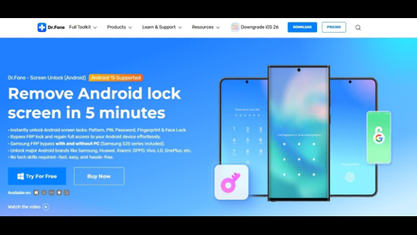 Unlock Any Android Device with Dr.Fone – No Google Account Needed