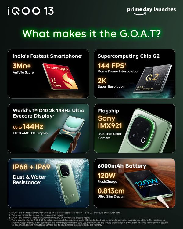 iQOO 13 Gets a Fresh Coat of Ace Green, Launching July 12 in India