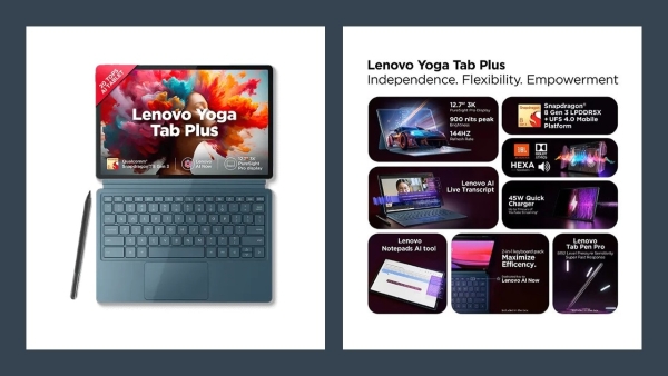Lenovo Yoga Tab Plus AI Android Tablet Launched in India