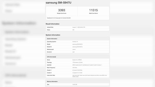 Snapdragon 8 Elite 2 Makes Early Geekbench Debut on Galaxy S26 Edge Snapdragon 8 Elite 2 Makes Early Geekbench Debut on Galaxy S26 Edge