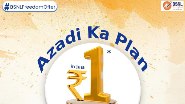 BSNL Launches ‘Azadi Ka Plan’ for Rs. 1 BSNL Launches ‘Azadi Ka Plan’ for Rs. 1