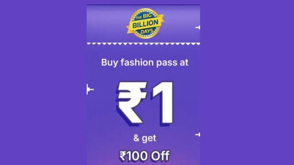 Grab Flipkart Fashion Pass for Just ₹1, Get Flat ₹100 Off