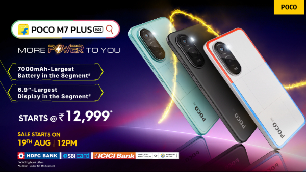 Poco M7 Plus 5G Sale in India Kicks Off Today via Flipkart