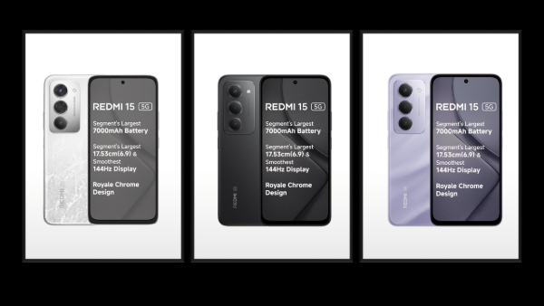 REDMI 15 5G Goes on Sale in India at 12 noon Today via Amazon