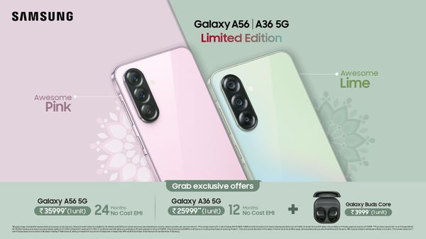 Samsung Refreshes Galaxy A56 & A36 With New Colors and Festive Offers