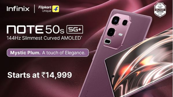 Infinix Note 50s 5G+ Mystic Plum Edition Launched in India 