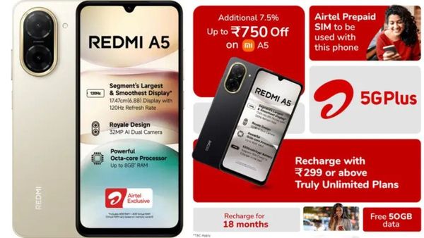 Redmi A5 Airtel Exclusive Edition Launched: Check Price, Specs