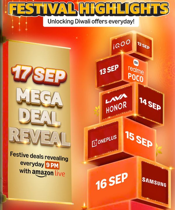 Amazon Announces Dates For Great Indian Festival Smartphone Deals
