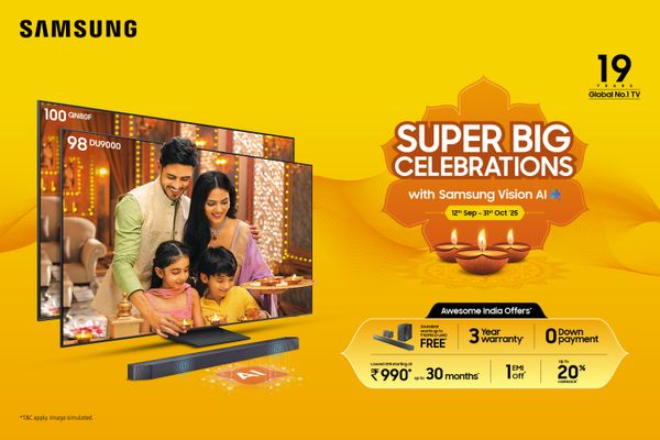 Samsung Rolls Out Festive Offers on Big-Screen Vision AI TVs