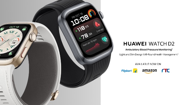 HUAWEI WATCH D2 Launched in India with ECG and SpO₂ Monitoring