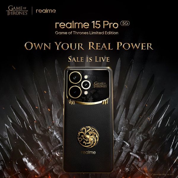 Realme Launches 15 Pro 5G Game of Thrones Edition: Check Price, Specs