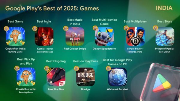 Google Play Reveals India’s Best Apps and Games of 2025