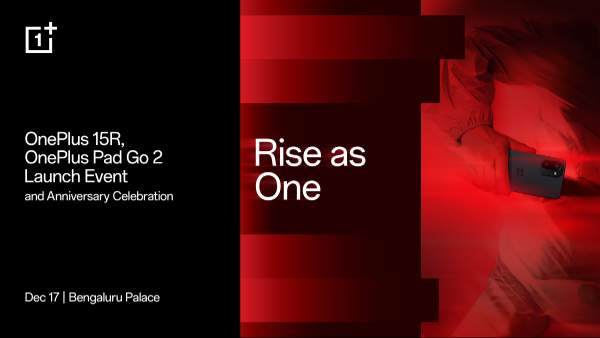 OnePlus 15R, Pad Go 2 Bengaluru Keynote Revealed