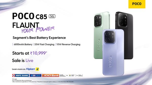 POCO C85 5G Now On Sale In India: Price, Offers