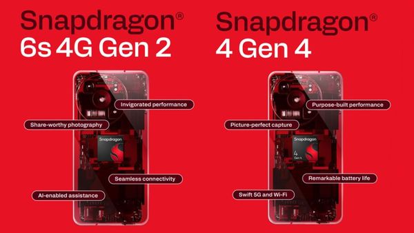 Qualcomm Snapdragon 6s 4G Gen 2, Snapdragon 4 Gen 4 Chipsets Launched