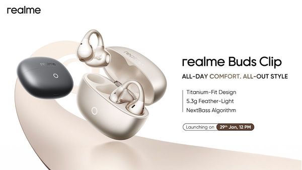 realme Buds Clip Launching in India on Jan 29 With Open-Wear Design
