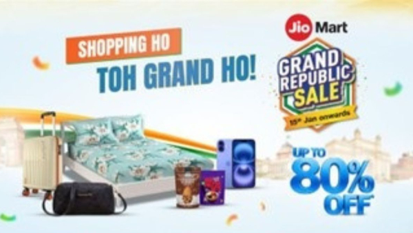 JioMart Announces ‘Grand Republic Sale’ With Discounts of Up to 80%