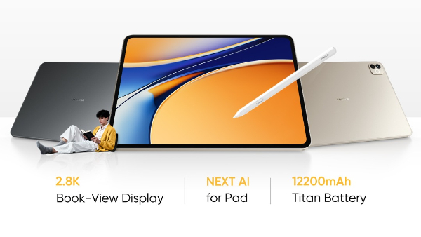 Realme Pad 3 and Buds Air8 Earbuds Now Available for Purchase in India