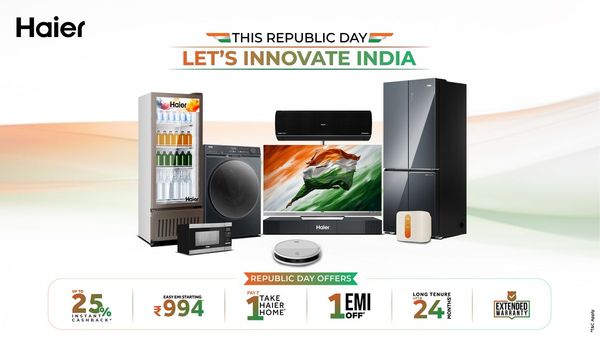 Haier Rolls Out Republic Day Offers Across Refrigerators, TVs, More