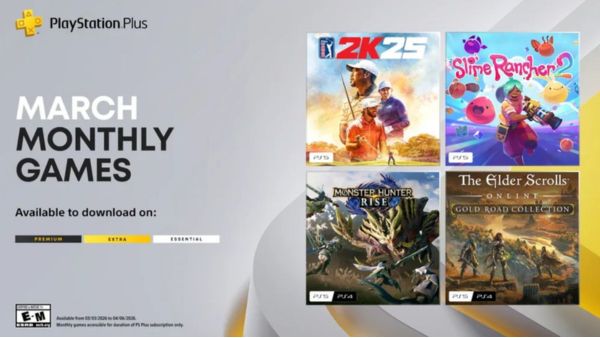 PlayStation Plus Monthly Games for March 2026