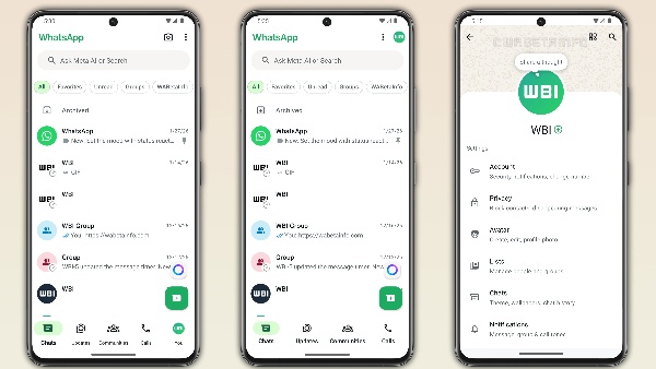 WhatsApp Reportedly Rolling Out A Profile Shortcut to Open Settings