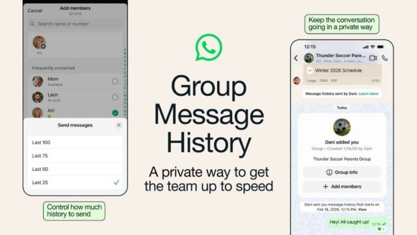 Joining a WhatsApp Group Just Got Easier With Group Message History