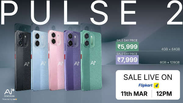 Ai+ Pulse 2 Budget Phone Launched in India with 6,000mAh Battery
