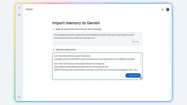 How To Import Your Chat History From Other AI Chatbots Into Gemini