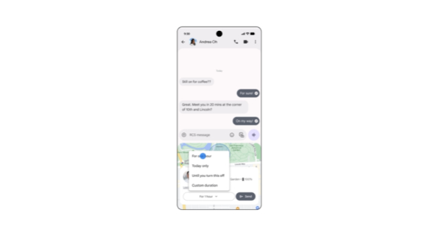 How to Share Real-time Location in Google Messages