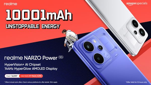 Realme Narzo Power 5G Launched in India With 10,001mAh Battery Realme Narzo Power 5G Launched in India With 10,001mAh Battery