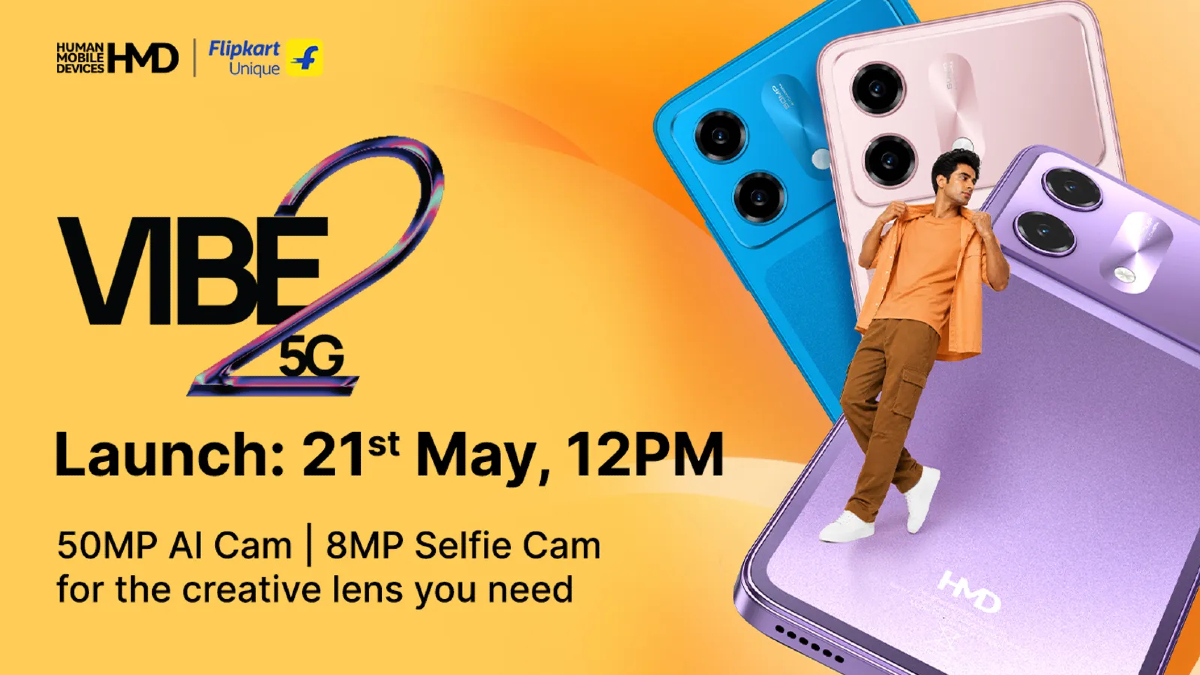 HMD Vibe 2 5G Price in India Revealed Ahead of Launch on May 21: Check Expected Specifications