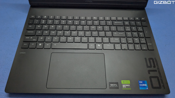 HP HyperX Omen 15 Review: Keyboard and Trackpad