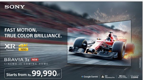 Sony BRAVIA 3 II Series Announced in India Starting at ₹99,990