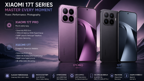 Xiaomi 17T Series Launched Globally: Check Pricing & Specifications