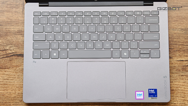 HP OmniBook 5 Review: Keyboard and Trackpad