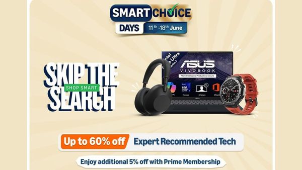 Amazon Kicks Off Smartchoice Days With Discounts On Laptops, Tablets, ACs, And More Amazon Kicks Off Smartchoice Days With Discounts On Laptops, Tablets, ACs, And More