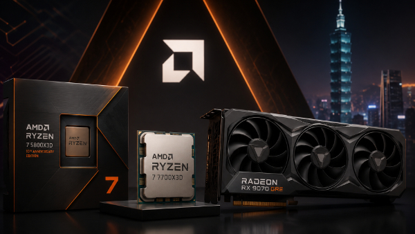 AMD Announces New Ryzen X3D CPUs and Radeon RX 9070 GRE GPU