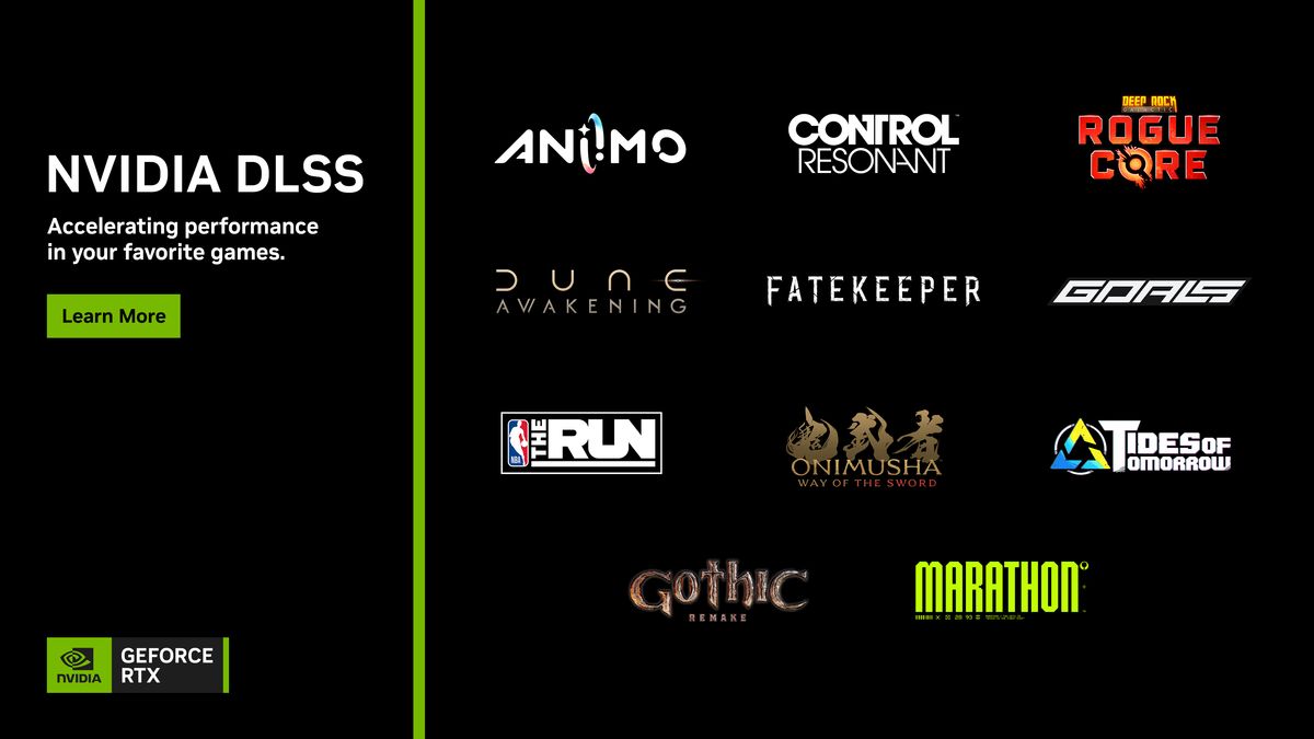 NVIDIA DLSS 4.5 Is Coming to a Big Lineup of New and Upcoming Games