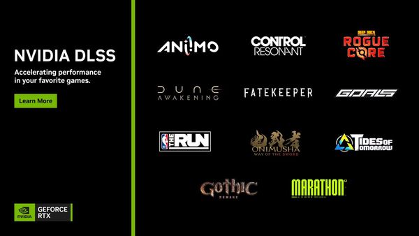 NVIDIA DLSS 4.5 Is Coming to a Big Lineup of New and Upcoming Games NVIDIA DLSS 4.5 Is Coming to a Big Lineup of New and Upcoming Games