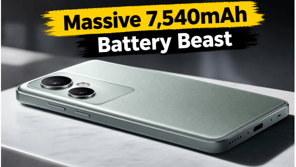 Redmi Turbo 5: 7,540mAh Battery Beast Launched Redmi Turbo 5: 7,540mAh Battery Beast Launched