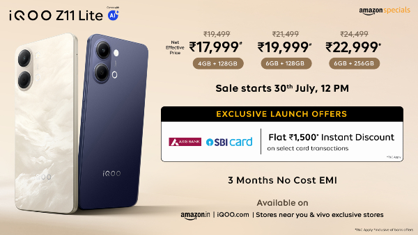 IQOO Z11 Lite Affordable Phone Launched in India