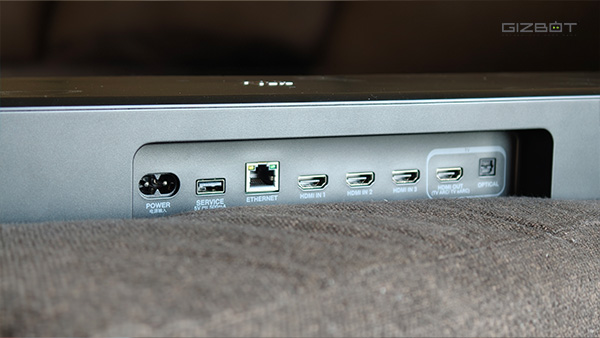 JBL Bar 1300MK2 Review: Connectivity and Ports
