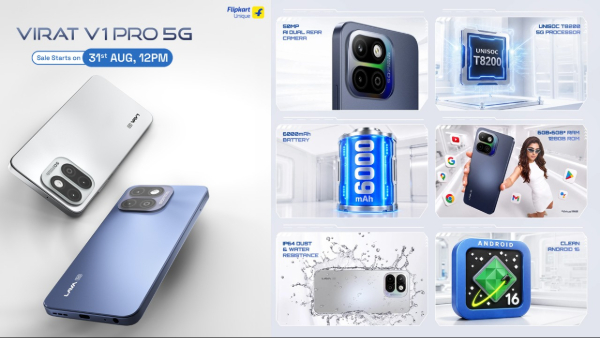 Lava Virat V1 Pro 5G Budget Smartphone Launched in India Lava Virat V1 Pro 5G Budget Smartphone Launched in India