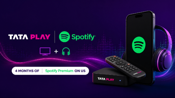 Tata Play Partners With Spotify to Offer 4 Months of Premium Free Tata Play Partners With Spotify to Offer 4 Months of Premium Free