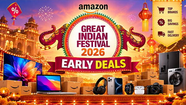 Amazon Great Indian Festival 2026 Early Deals Are Live: Check Deals Amazon Great Indian Festival 2026 Early Deals Are Live: Check Deals