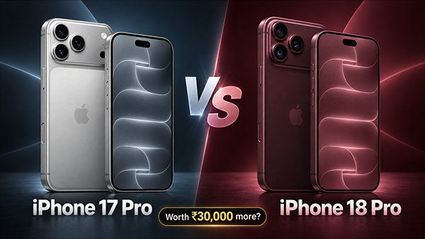 iPhone 18 Pro vs iPhone 17 Pro: Is the Rs 30,000 Price Jump Worth It? iPhone 18 Pro vs iPhone 17 Pro: Is the Rs 30,000 Price Jump Worth It?