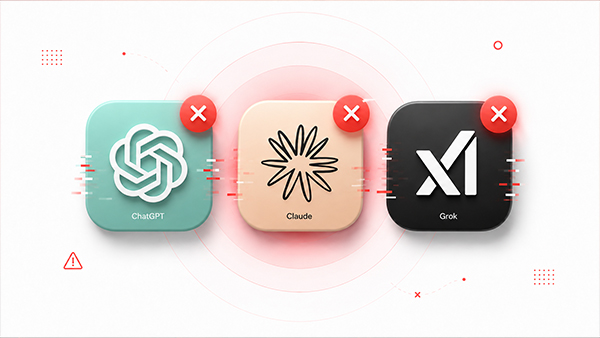 ChatGPT, Claude, and Grok Are Down for Users Worldwide